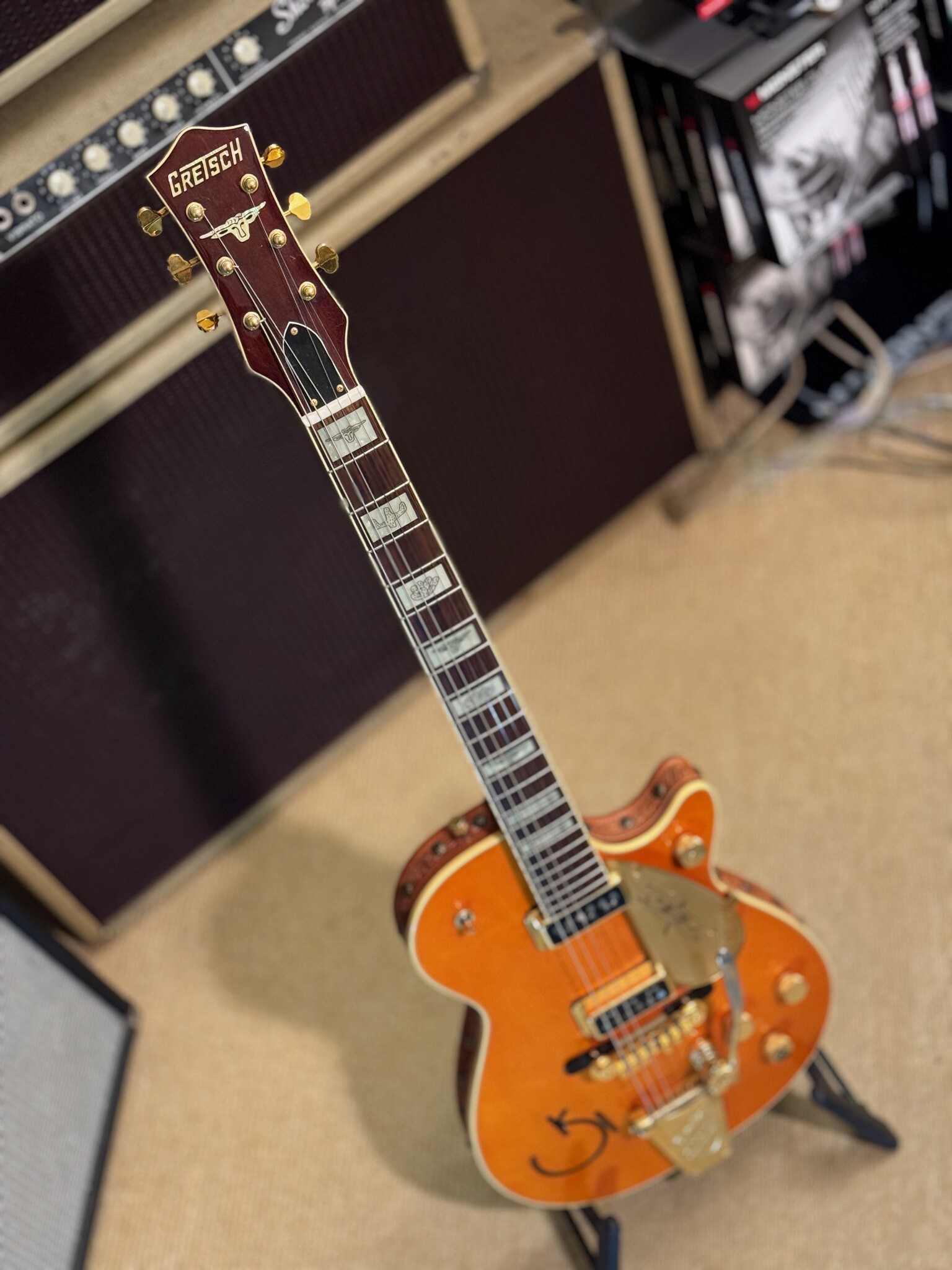 Gretsch Gretsch Roundup G6121  W + Melita Bridge