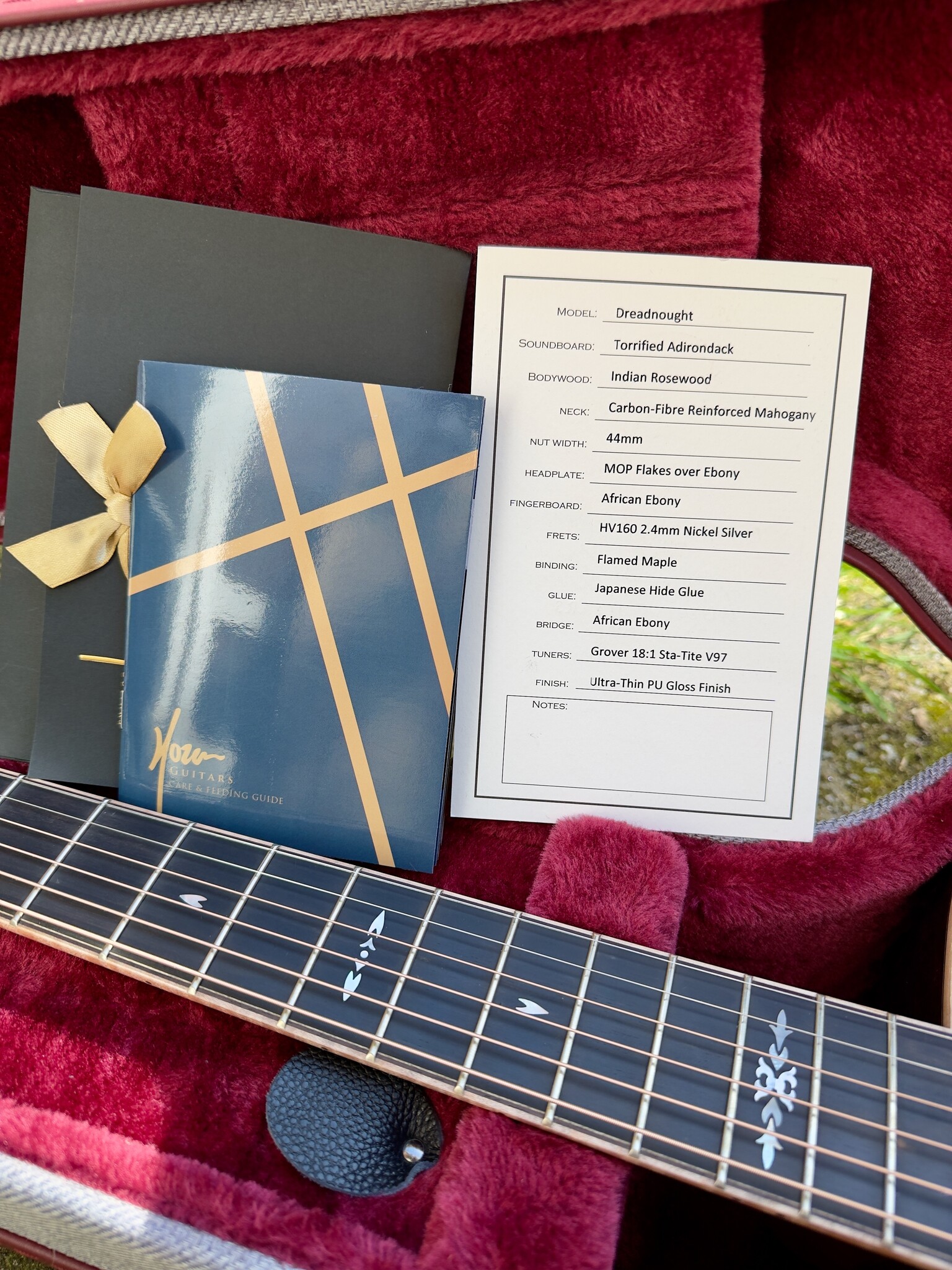 Hozen Guitars (AFGEPRIJSD) Hozen Guitars Red Label GE "Golden Era" Dreadnought