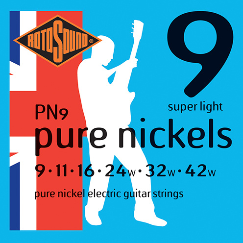 Rotosound RotoSound PN9 Electric 9-42 Pure Nickels