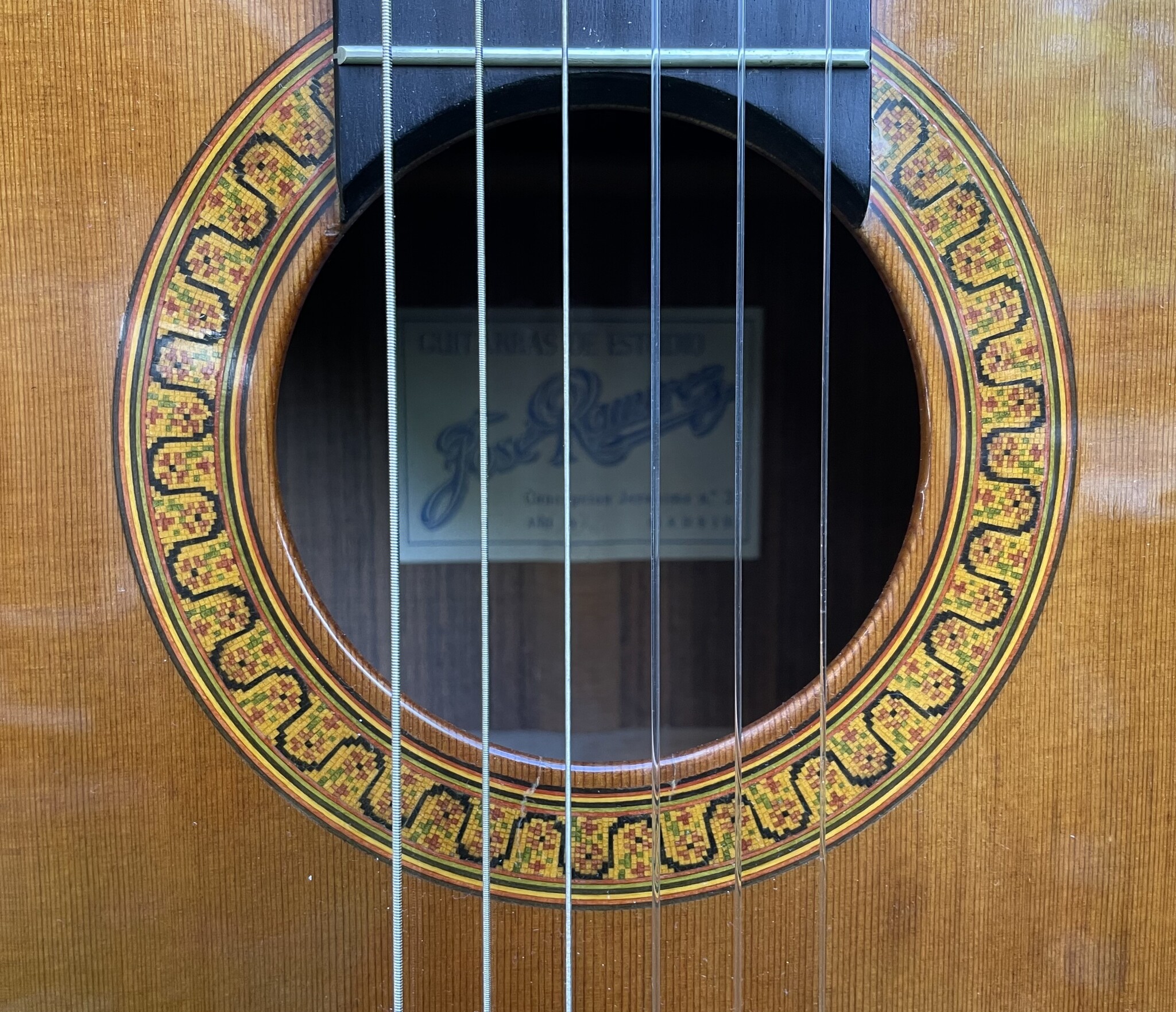 José Ramirez 1972 José Ramirez Guitarras de Estudio Concepcion Jeronima no. 2