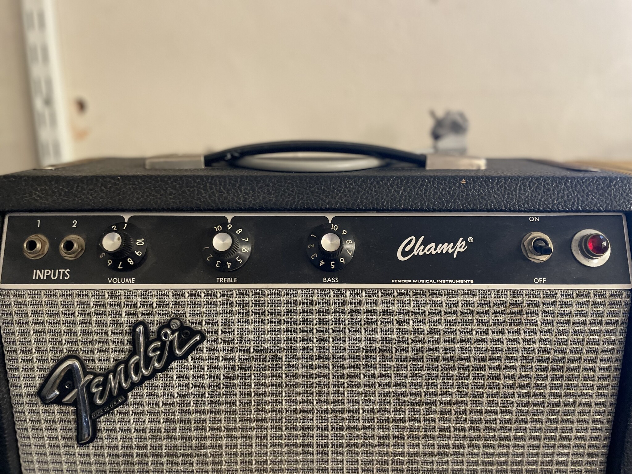 Fender 1981 Fender Champ Combo Blackface 1x8"