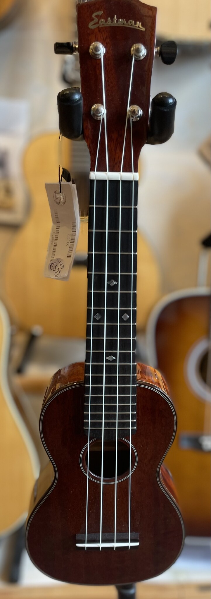 Eastman Eastman EU3S Soprano Ukulele w/Genuine Mahogany (#...158)
