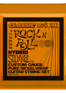 Ernie Ball Ernie Ball 2252 Hybrid Slinky 9-46 R&R Pure Nickel Wrap