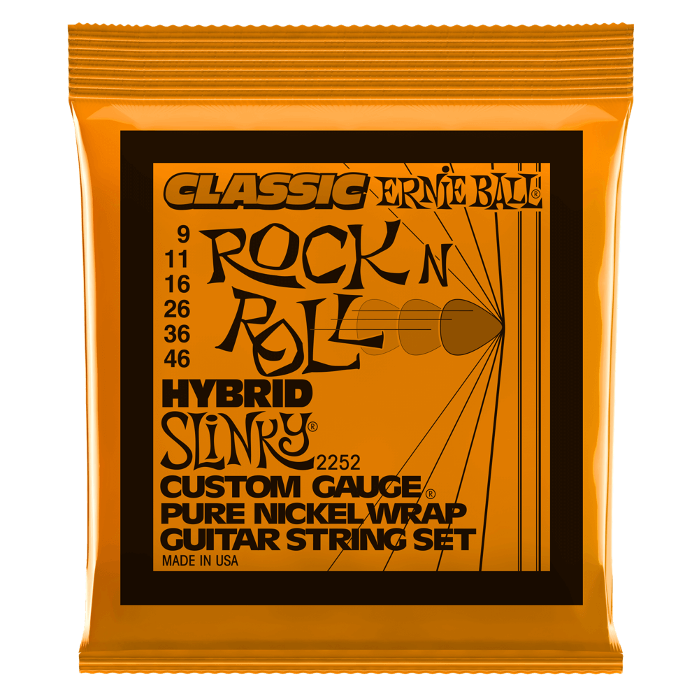 Ernie Ball Ernie Ball 2252 Hybrid Slinky 9-46 R&R Pure Nickel Wrap