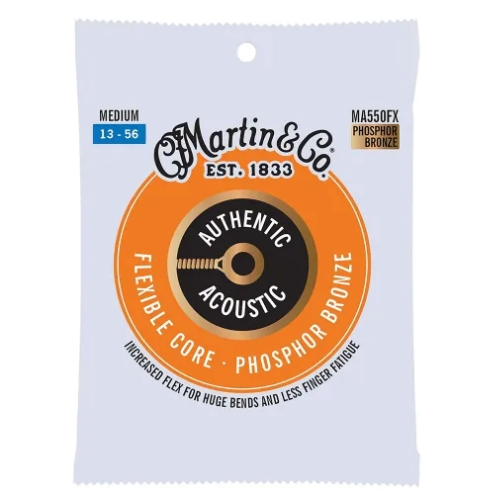 C. F. Martin & Co. Martin Authentic Acoustic 'Flexcore' Phosphor Bronze MA550FX 13-56