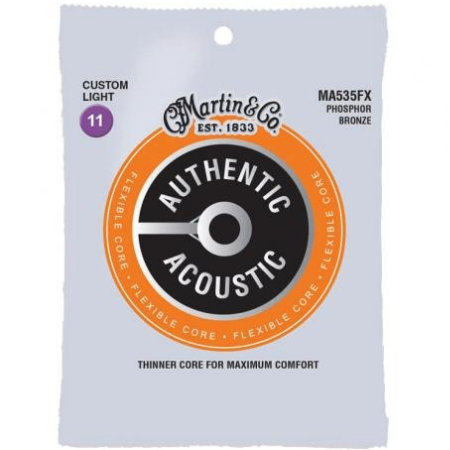 C. F. Martin & Co. Martin Authentic Acoustic 'Flexcore' Phosphor Bronze MA535FX 11-52