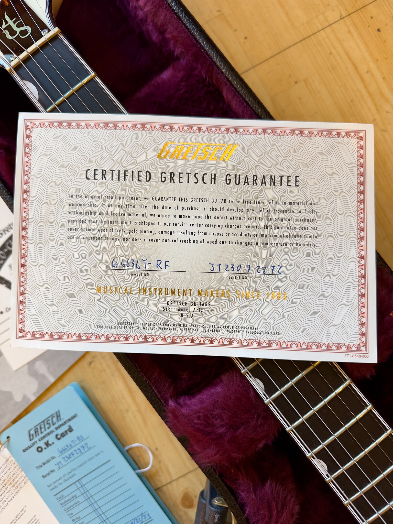 Gretsch Gretsch G6636T-RF Richard Fortus Signature Falcon