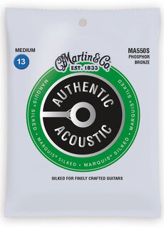 C. F. Martin & Co. Martin Authentic Acoustic Marquis Silked Phosphor Bronze MA550S Medium 13-56
