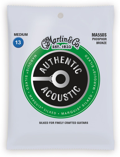 C. F. Martin & Co. Martin Authentic Acoustic Marquis Silked Phosphor Bronze MA550S Medium 13-56