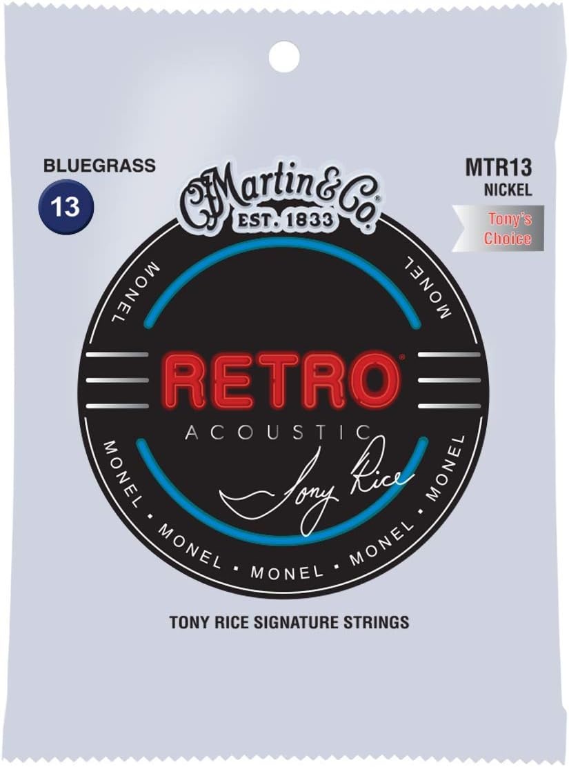 C. F. Martin & Co. Martin MTR13 'Retro' Acoustic Tony Rice Signature 'Bluegrass' 13-56 Monel/Nickel Copper