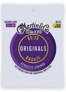 C. F. Martin & Co. Martin Acoustic Strings 'Originals' Bronze M175 Custom Light 11-52
