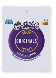 C. F. Martin & Co. Martin M150 'Originals' 13-56 80/20 Bronze