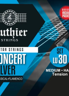 Luthier Strings Luthier LU30 Medium/Hard Tension Concert Silver Classical/Flamenco Strings