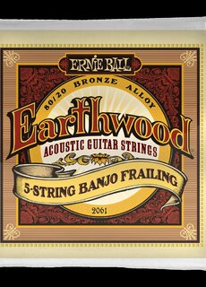 Ernie Ball Ernie Ball 2061 Earthwood 5-String Banjo Frailing