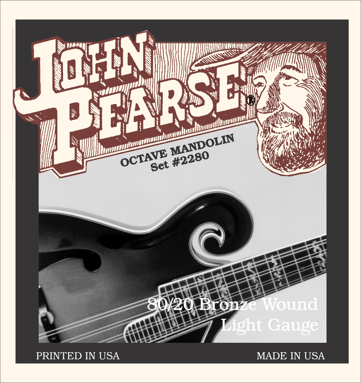John Pearse John Pearse 2280 Octave Mandolin Phosphor Bronze