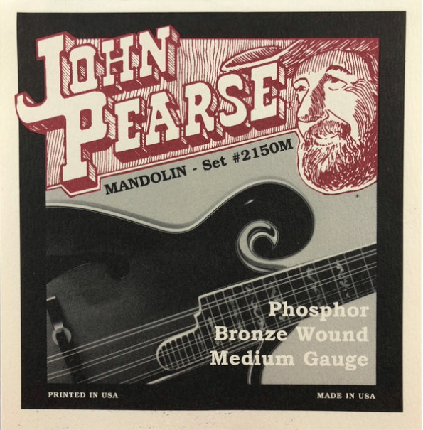 John Pearse John Pearse 2150M Phosphor Bronze Mandolin Medium Gauge