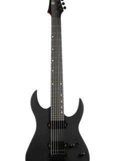 Spira Guitars Spira S-407 MBK Satin Black 7-String