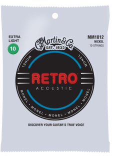 C. F. Martin & Co. Martin MM1012 Retro Monel Acoustic 12-String Set 10-47