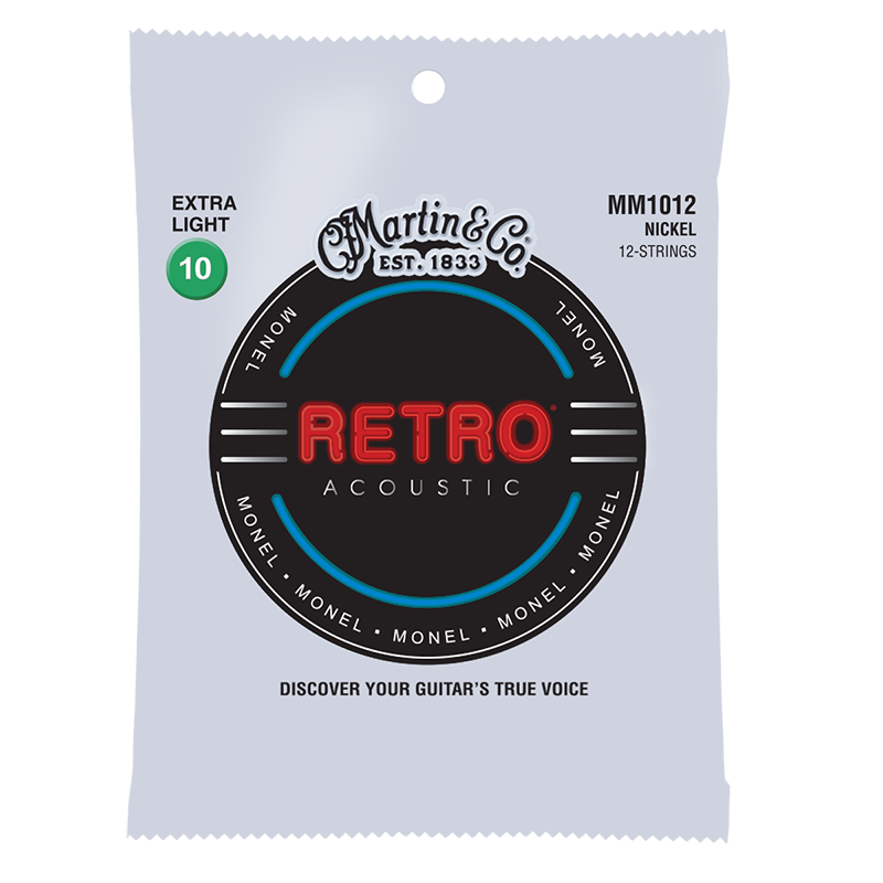 C. F. Martin & Co. Martin MM1012 Retro Monel Acoustic 12-String Set 10-47