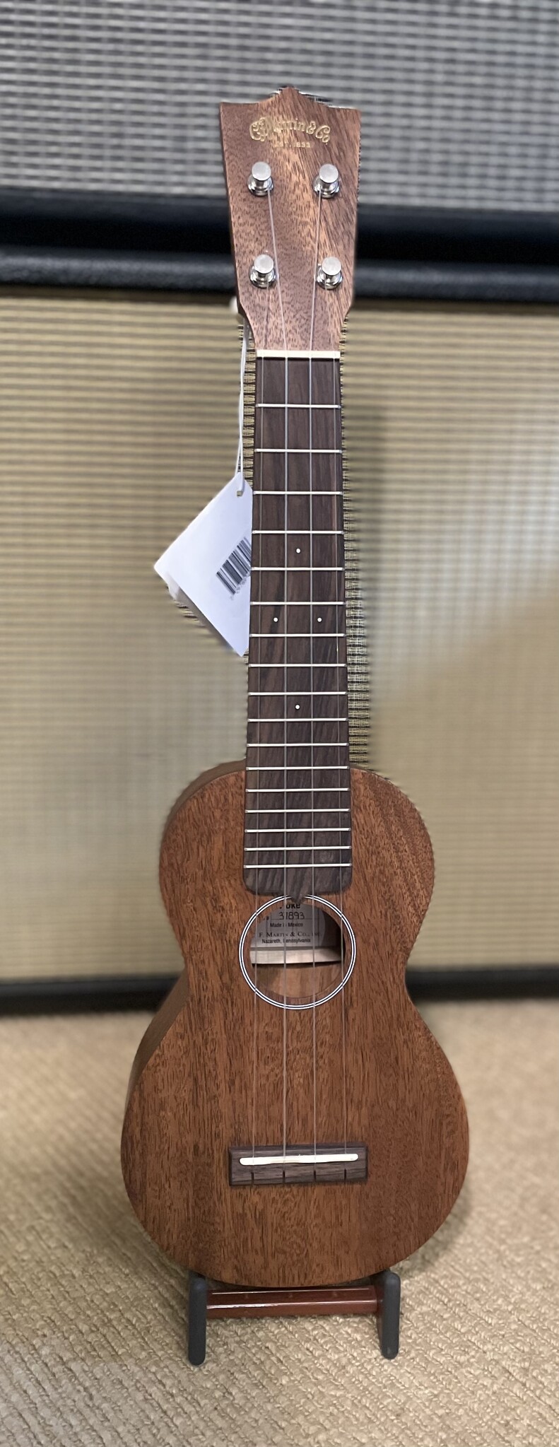 C. F. Martin & Co. Martin S1 Soprano Ukulele w/Bag (#...893)
