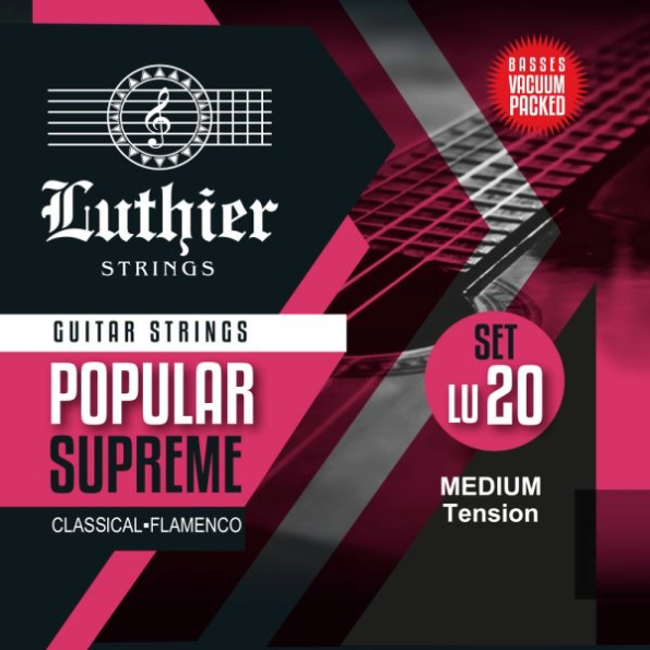 Luthier Strings Luthier LU20 Medium Tension Popular Supreme Classical/Flamenco Strings