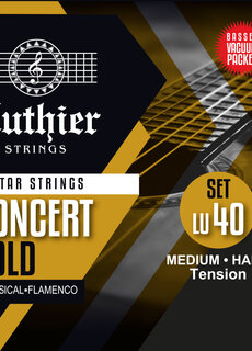 Luthier Strings Luthier LU40 Nylon Gold Medium/Hard Tension