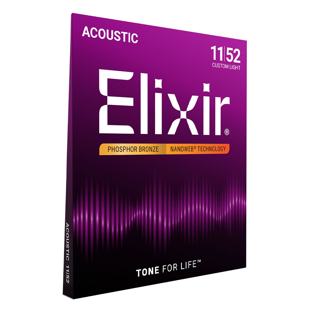 Elixir Elixir 16027 Nanoweb Acoustic 11-52 Phosphor Bronze
