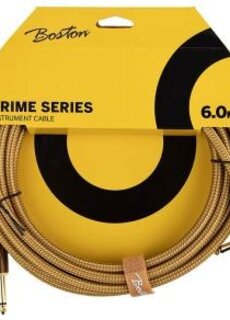 Boston Boston Instrument Cable Prime Series Tweed 6m Angled