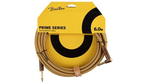 Boston Boston Instrument Cable Prime Series Tweed 6m Angled