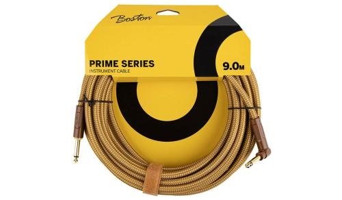 Boston Boston Instrument Cable Prime Series Tweed 9m Angled