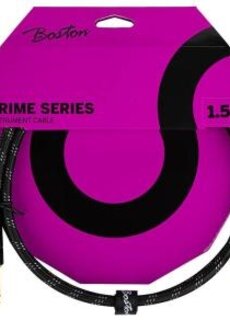 Boston Boston Instrument Cable Prime Series Black Tweed 1.5m Angled