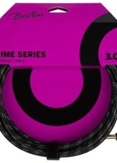 Boston Boston Instrument Cable Prime Series Black Tweed 3m Angled