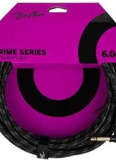 Boston Boston Cable Prime Series Black Tweed 6m Angled