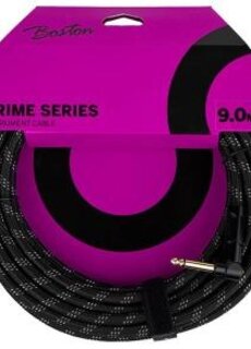 Boston Boston Cable Prime Series Black Tweed 9m Angled