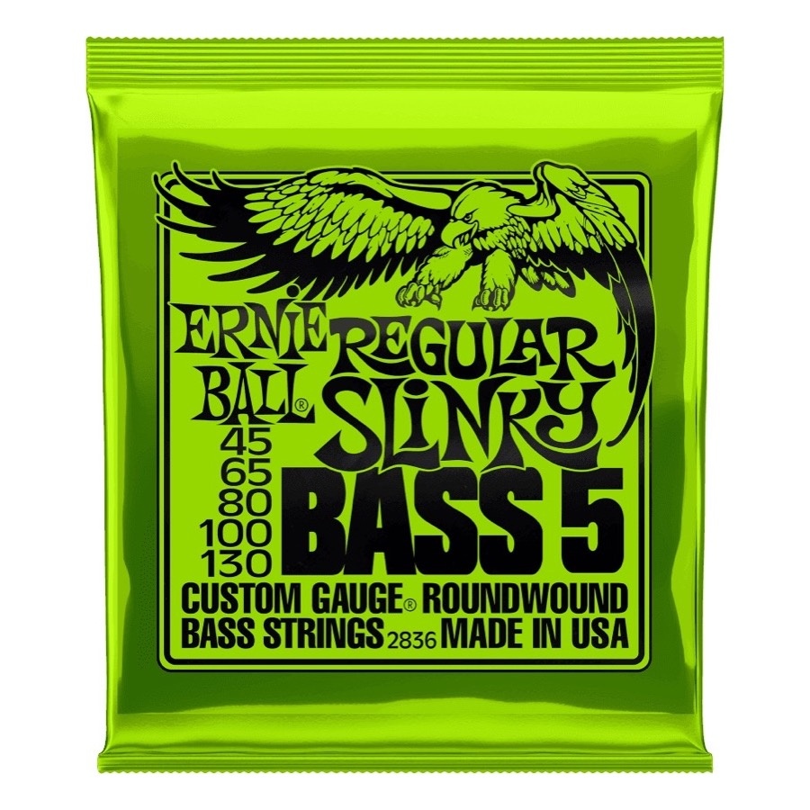 Ernie Ball Ernie Ball 2836 5-String Bass 45-130 Regular Slinky