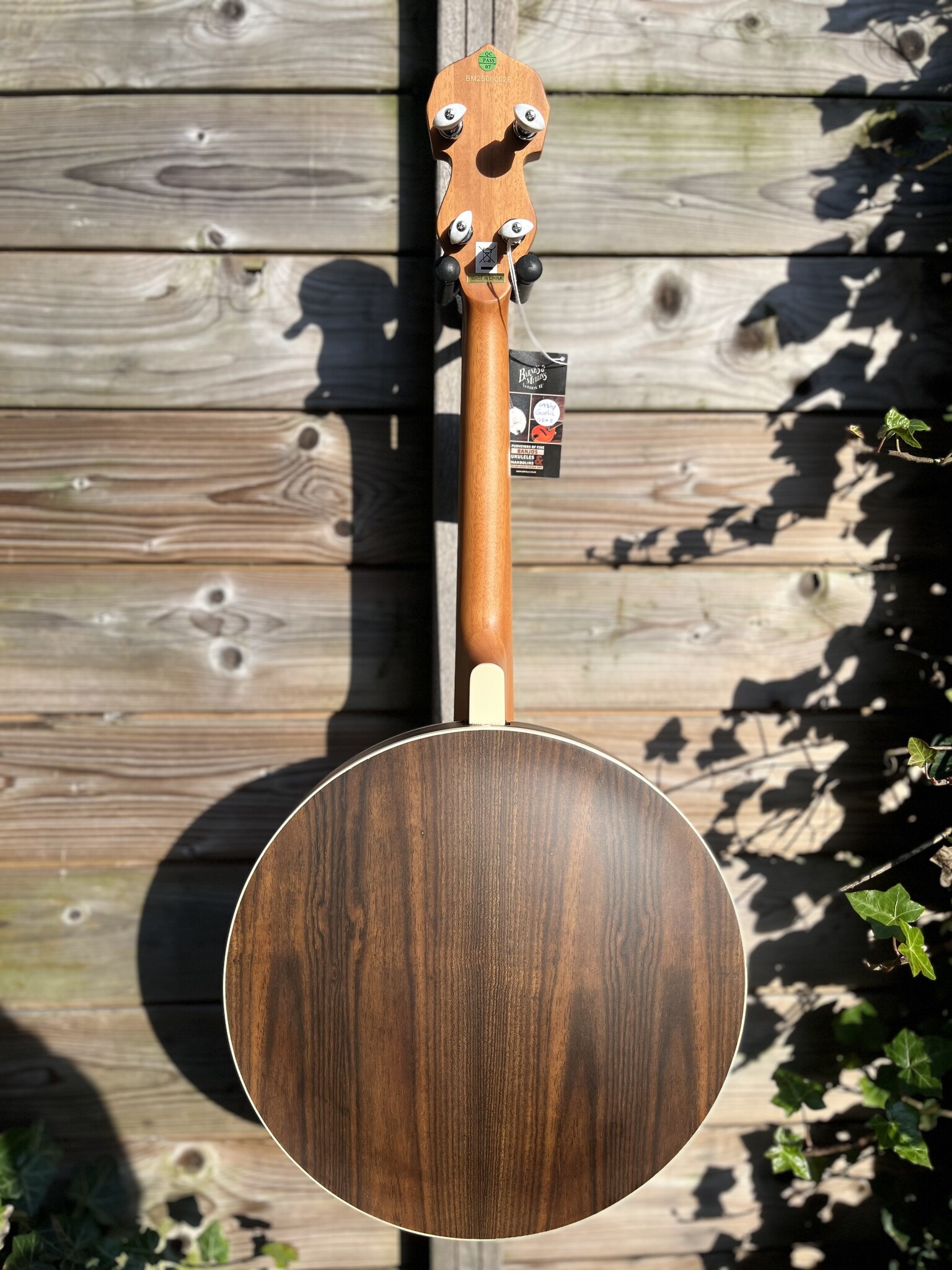 Barnes & Mullins Barnes & Mullins London W. Empress Irish Gaelic Tenor 4-String Banjo BJ504BWGT