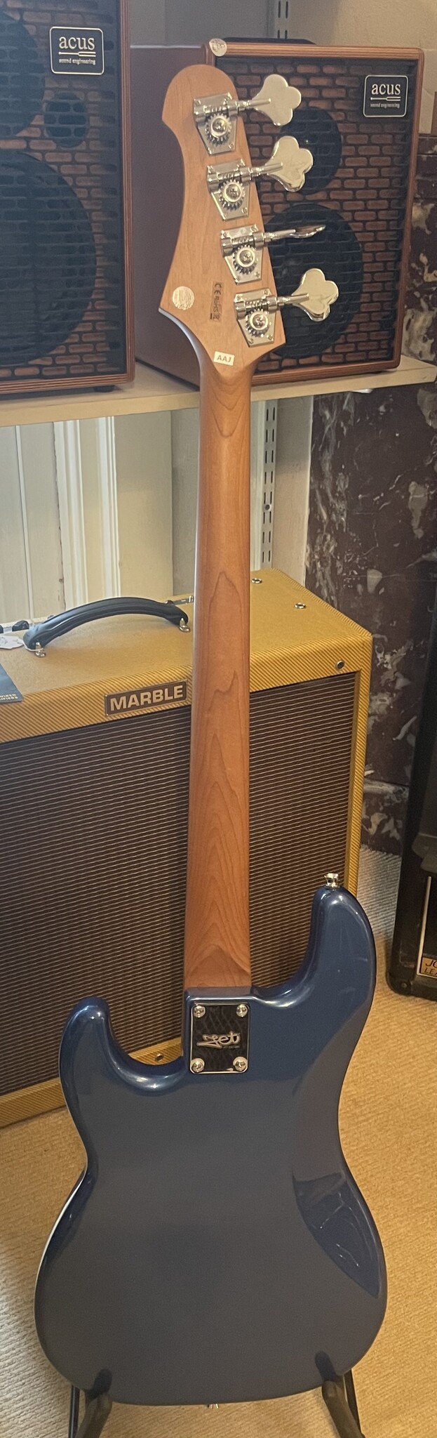 JET Guitars JET P-Bass JPB-300 Navy Blue