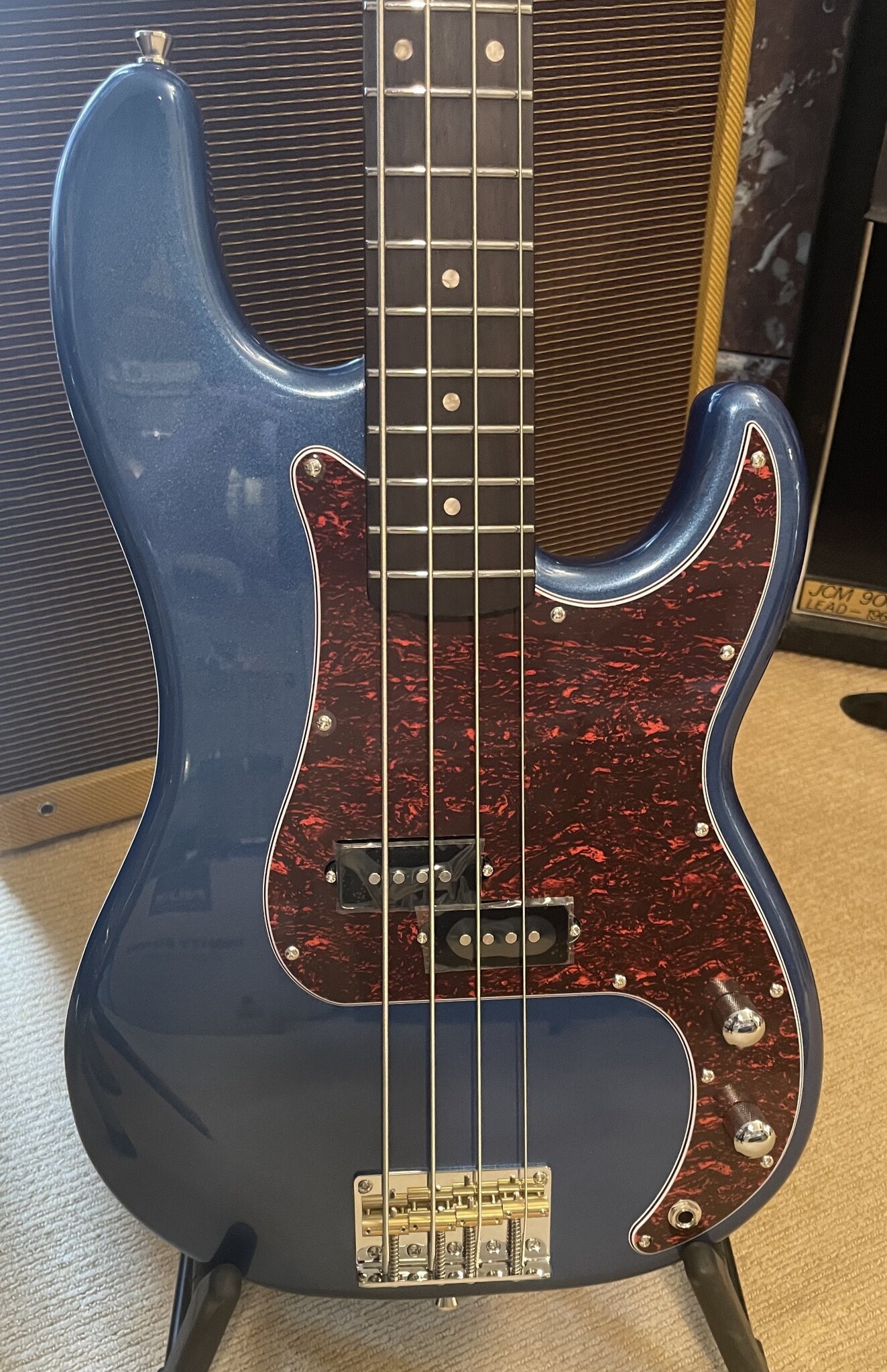 JET Guitars JET P-Bass JPB-300 Navy Blue