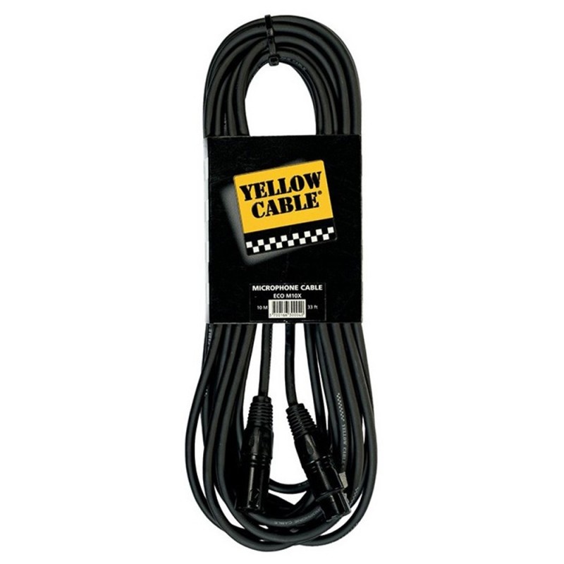 Yellow Cable Yellow Cable ECO M10X Microphone Cable 10m