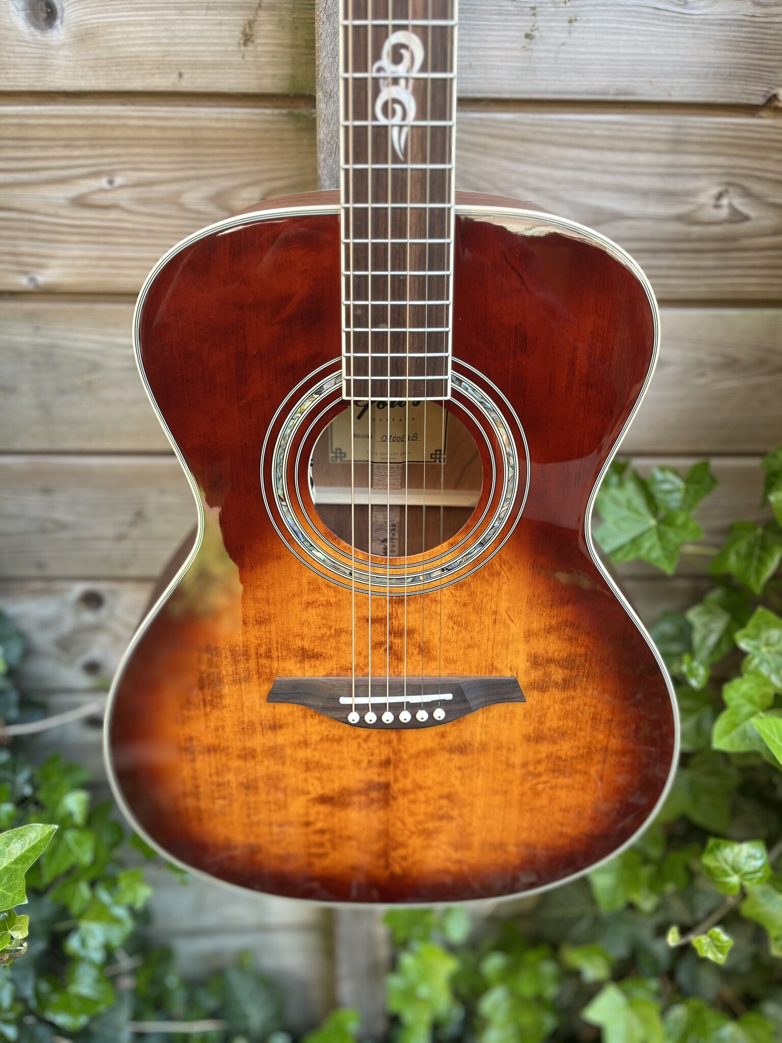 You's You's Guitars O100E Vintage Burst