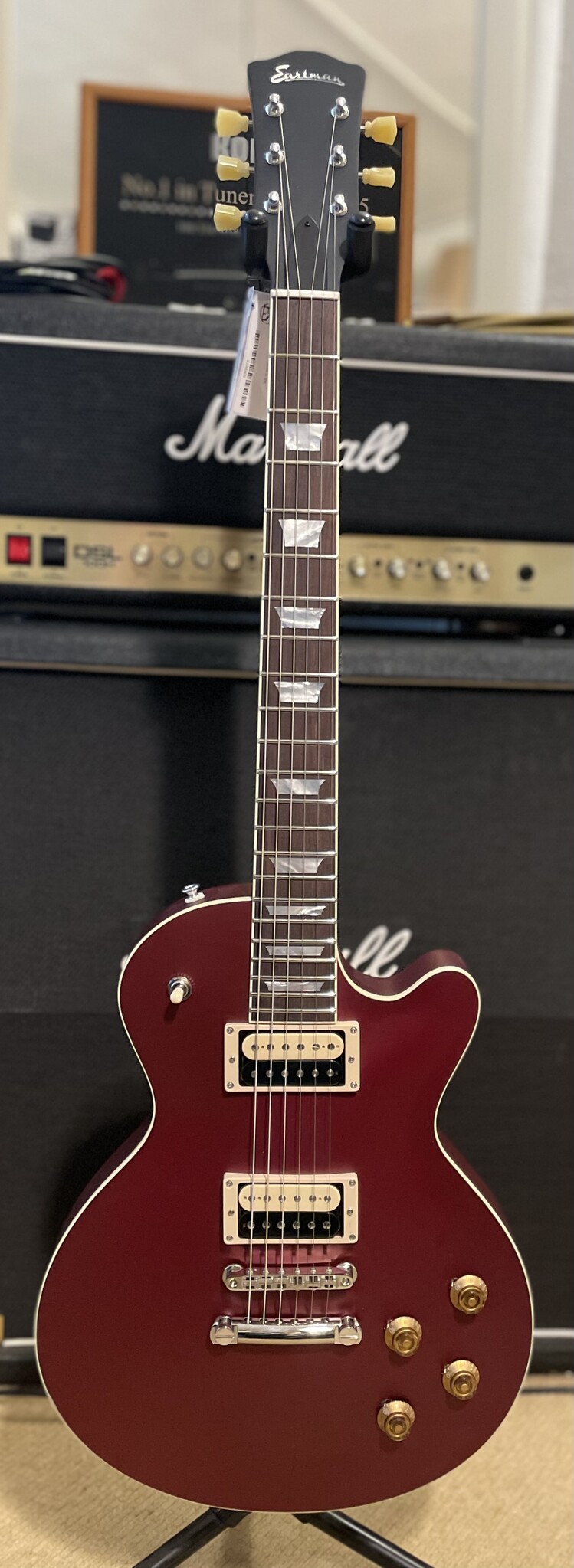 Eastman Eastman SB59 Vintage Satin Burgundy Red