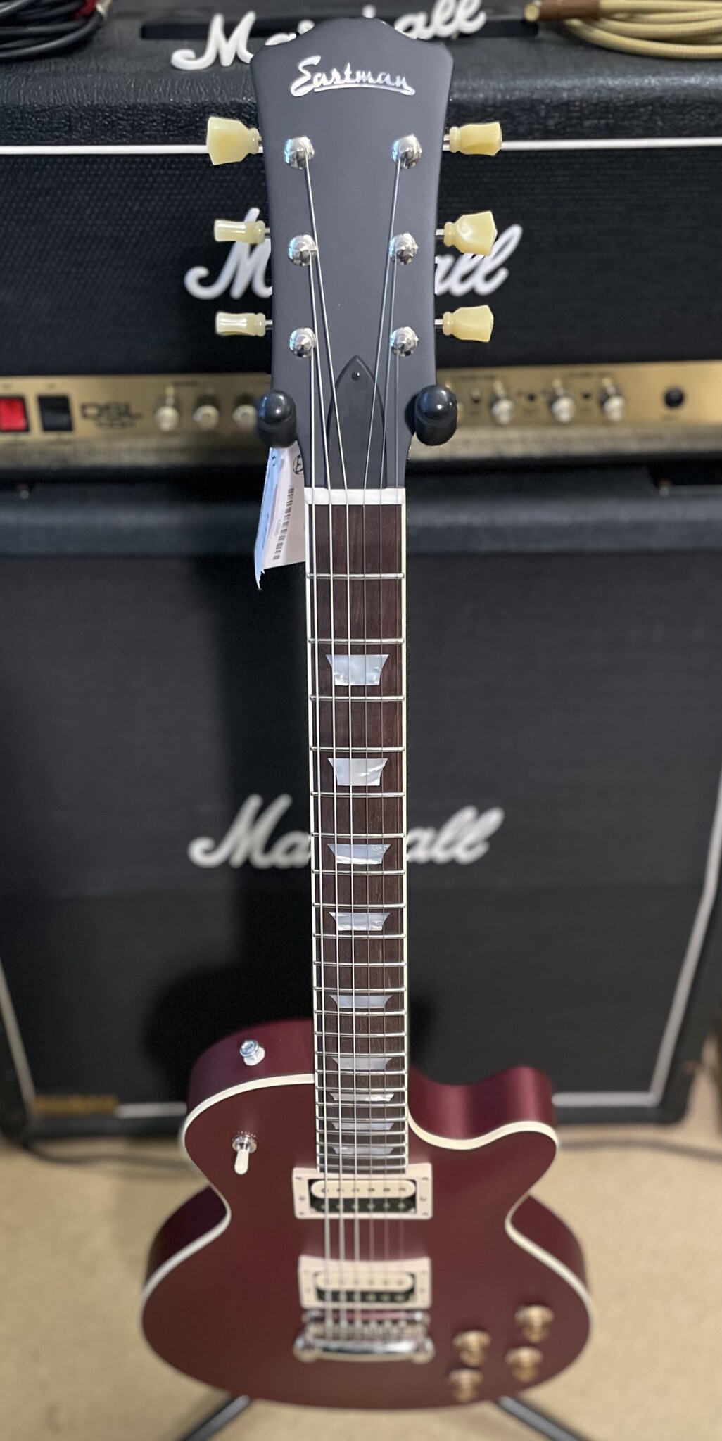 Eastman Eastman SB59 Vintage Satin Burgundy Red