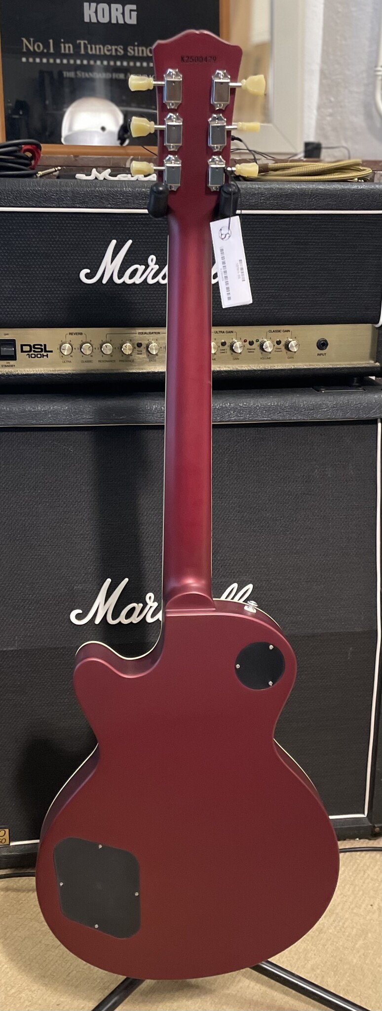 Eastman Eastman SB59 Vintage Satin Burgundy Red