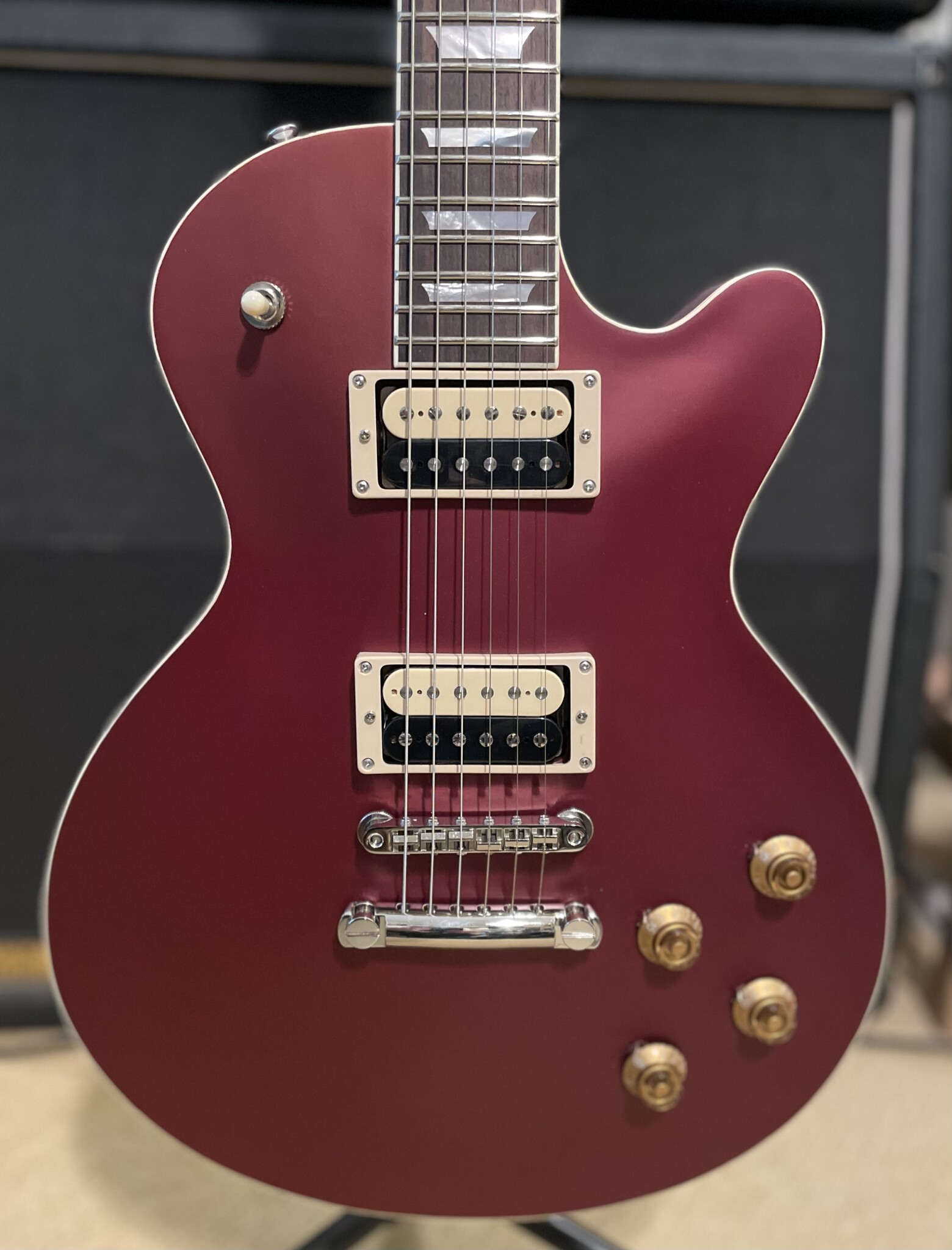 Eastman Eastman SB59 Vintage Satin Burgundy Red