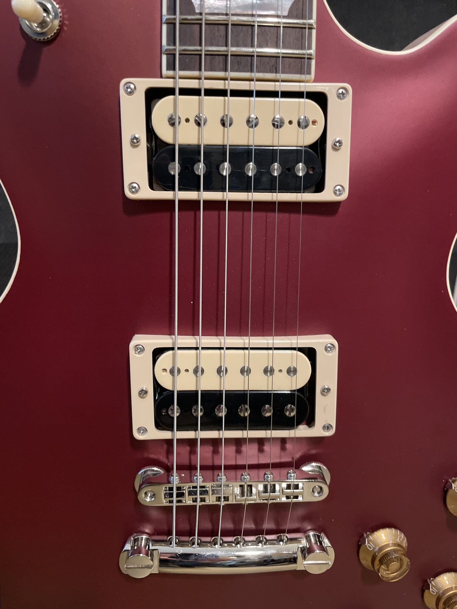Eastman Eastman SB59 Vintage Satin Burgundy Red