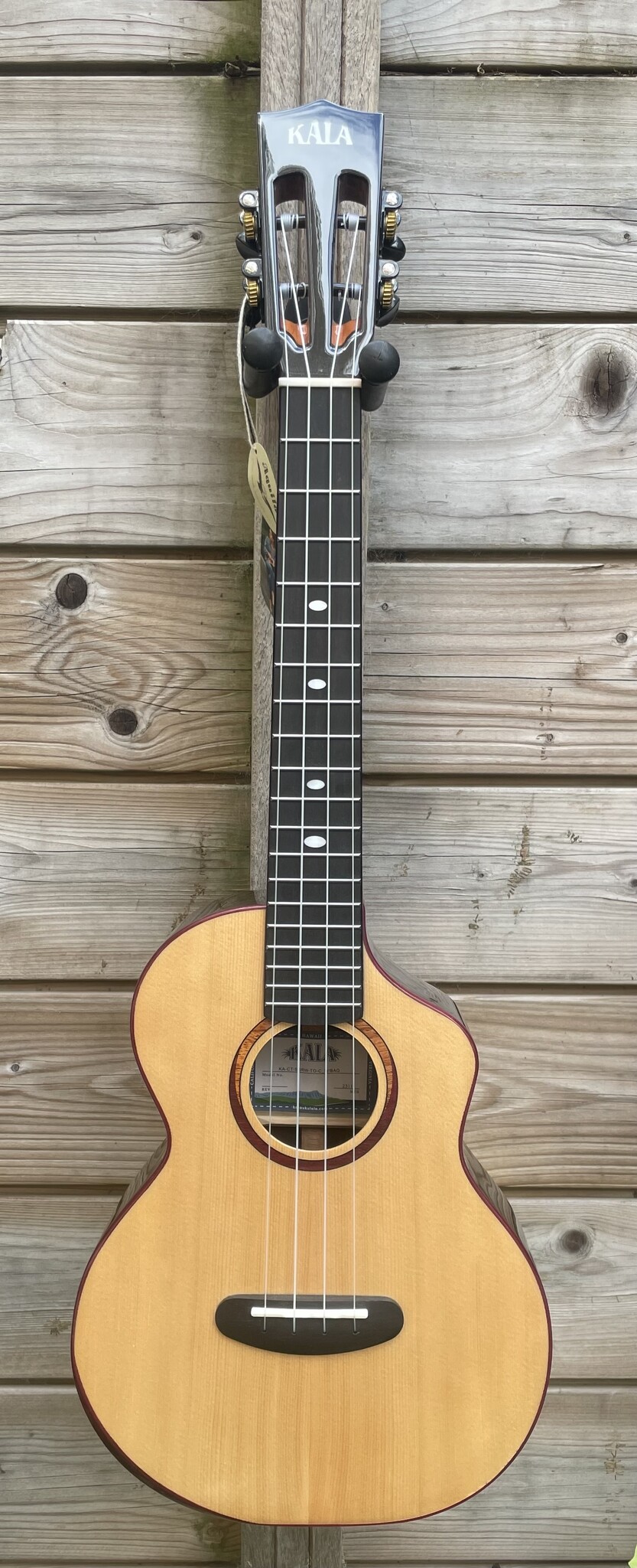 Kala Kala Tenor Ukulele Contour All Solid KA-CT-SSRW-TG-C