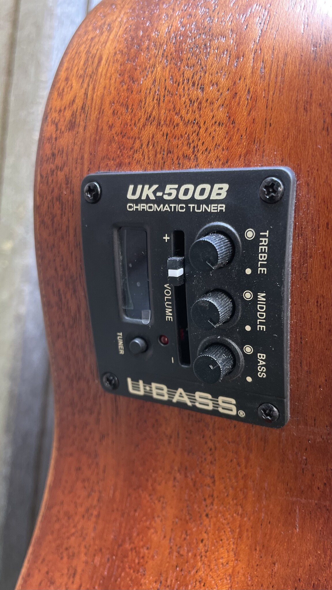 Kala Kala Acoustic-Electric U-BASS Wanderer Mahogany UBASS-WNDR-FS