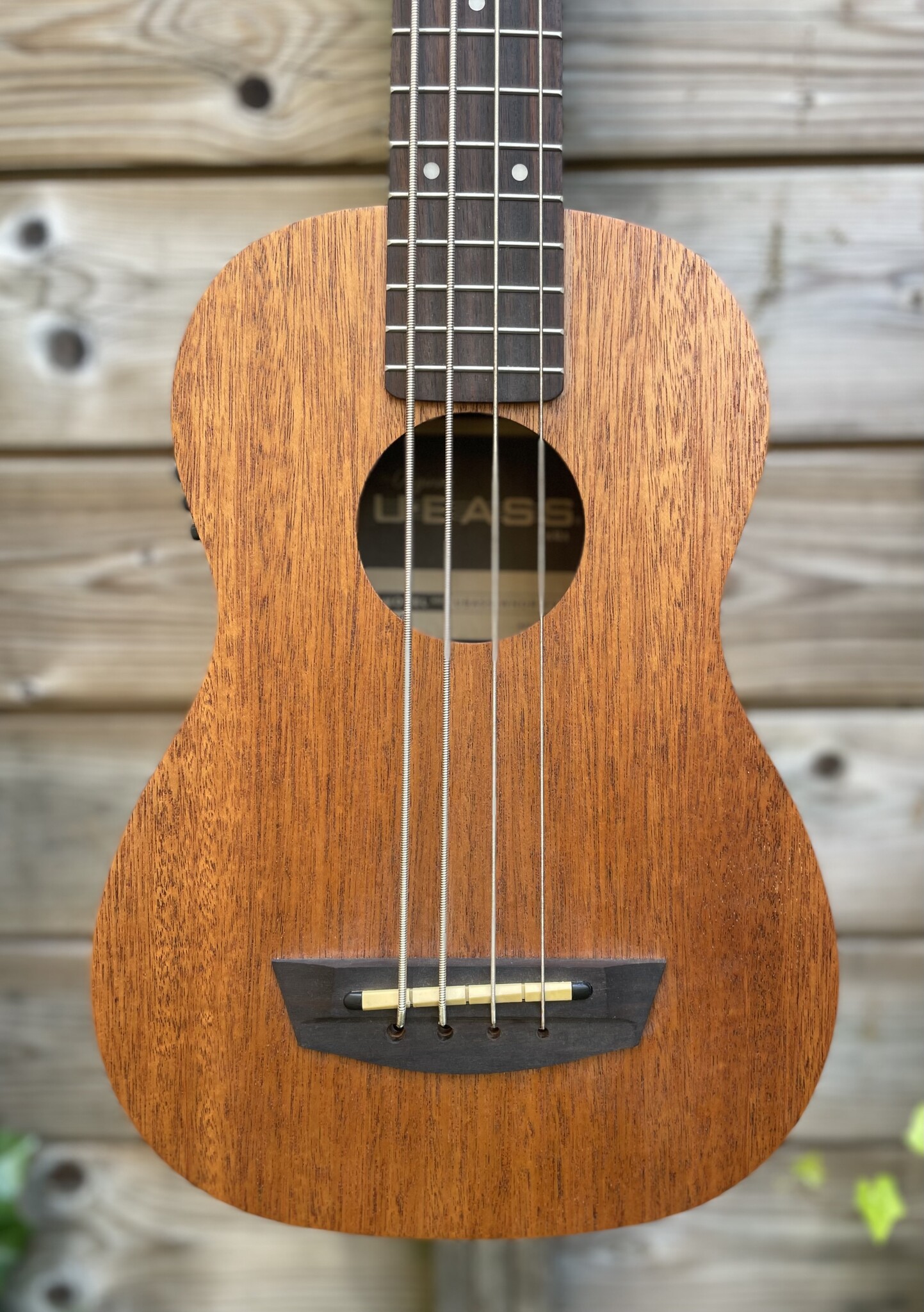 Kala Kala Acoustic-Electric U-BASS Wanderer Mahogany UBASS-WNDR-FS