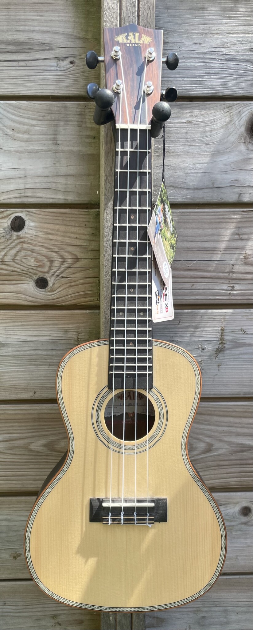 Kala Kala Concert Ukulele Solid Spruce/Ebony KA-SSEBY-C