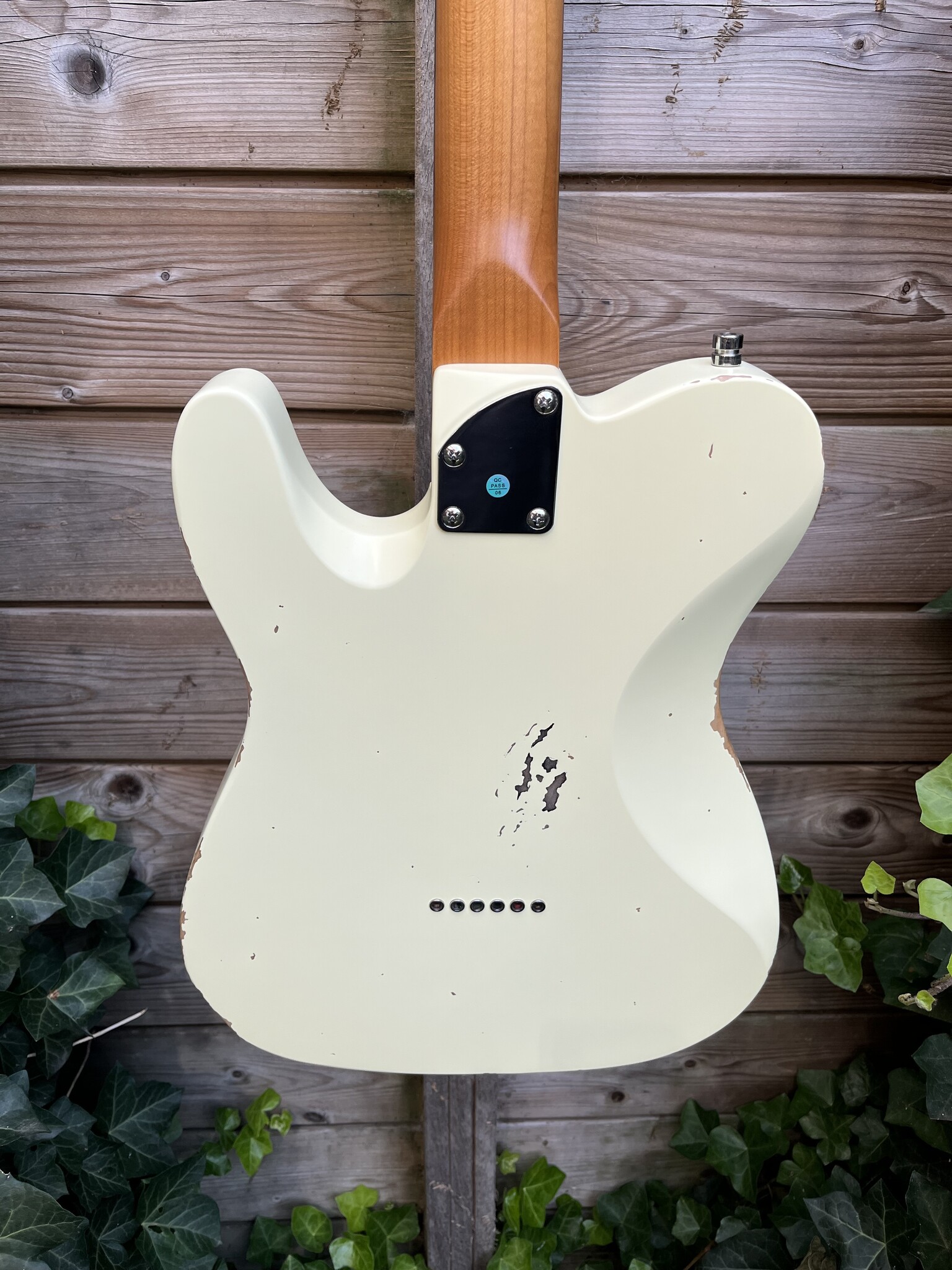 Patina Guitars Patina PT-6 T-Style Olympic White Relic